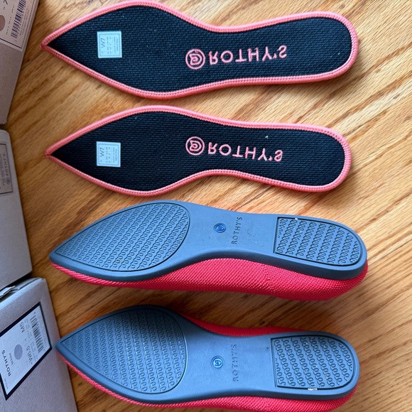 Rothy's The Point in Flame, with box - Picture 9 of 13